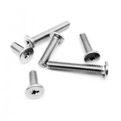 Parafuso CPL Tampinha Rosca Máquina Phillips 1/4x1/2 - 100 Peças