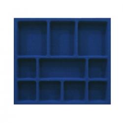Porta Joias Aveludado Azul