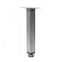 Pé Quadrado para Móveis 20cm Inox Escovado Renna