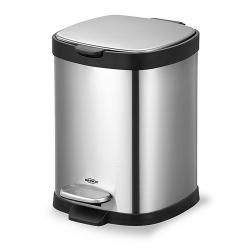 Lixeira Com Pedal E Balde Frame Inox 6l Brinox
