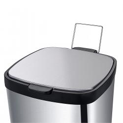 Lixeira Com Pedal E Balde Frame Inox 12l Brinox
