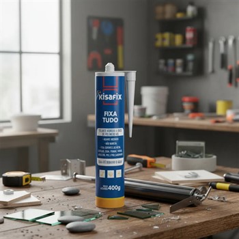 Adesivo Selante Kisafix Fixa Tudo 400g