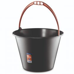 Balde Plastico Extra Forte Multiuso 10l Preto 608p - Atlas