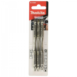 Bits Phillips Ponta Dupla Ph2 De Torcao 110mm 3 Unidades B-21864 Makita