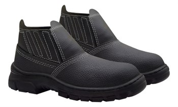 Bota Botina Segurança Elástico Tamanho N38 Imbiseg Preto 37 Br