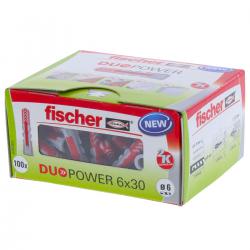 Bucha Duopower 6x30 LD Fischer - 100 Unidades