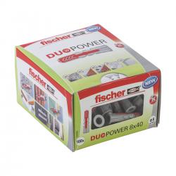 Bucha Duopower 8x40 LD Fischer - 50 Unidades