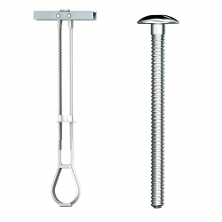 Bucha Toggler Bolt Original 1/4 Com Parafuso Ph Sfor