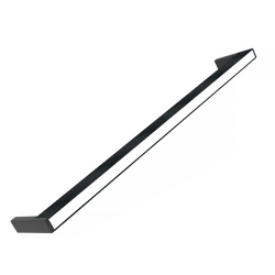 Cabideiro Iluminado Com 120 Leds Frio Com Sensor Presença Preto