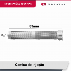 Camisa de Injeção 12x85mm FIS H K Fischer - Unidade