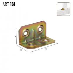 Cantoneira Reforçada 20x20mm 161AT22 - Aldeghi