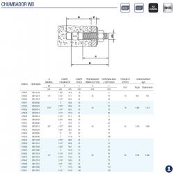 Chumbador Parabolt 1/4x3.1/4 WB PA Completo 470426 Walsywa