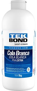 Cola Branca Artesanato Pva Extra 1kg Tekbond