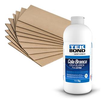 Cola Branca Artesanato Pva Extra 1kg Tekbond