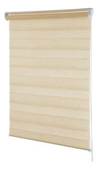 Cortina Persiana 1.40x1.60m Zebra Dupla Bege Evolux