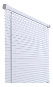 Cortina Persiana Horizontal Branca Quarto Cozinha Evolux
