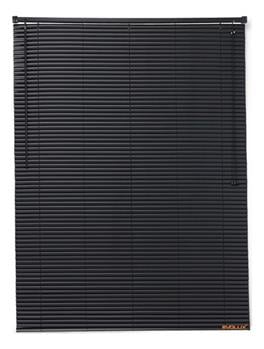 Cortina Persiana 1.20x1.30 Off 25mm Preta Evolux