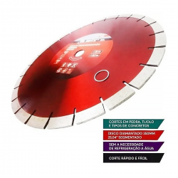 Disco Diamantado 350mmX25,4mm Segmentado 731659 MTX