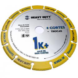 Disco De Corte Diamantado 115 X 22 Metalmax 4.1/2 Pol Heavy Duty