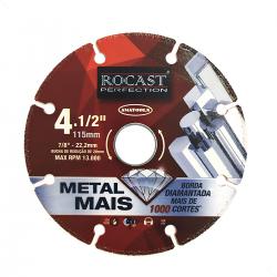 Disco Diamantado Para Corte De Metais 4.1/2 - Rocast