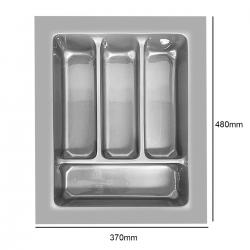 Organizador de Gaveta N 04 370mm x 480mm Cinza