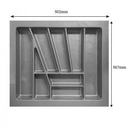 Organizador de Gaveta N 10 565mm x 495mm Cinza