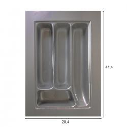 Organizador de Gaveta N 50 290mm x 410mm Cinza