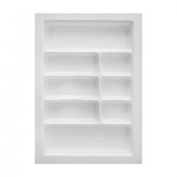 Divisor Organizador de Talheres DT-84 para Gaveta 664x470mm Branco - Moldplast