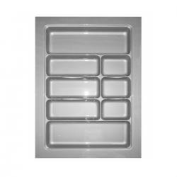 Divisor Organizador de Talheres DT-84 para Gaveta 664x470mm Cinza - Moldplast