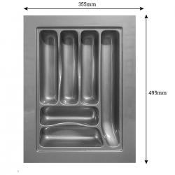 Organizador de Gaveta N 05 355mm x 495mm Cinza