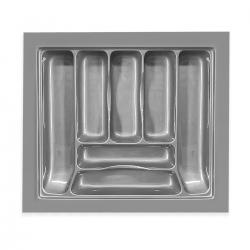 Divisor Organizador de Talheres DT-40 para Gaveta 560x500mm Cinza - Moldplast