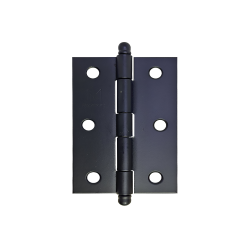 Dobradica Leve 5300 2.1/2 Pol. Aco Epoxi Preto com 3 Pecas - Rodrigues