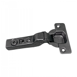 Dobradica Curva Metalla Clip Slow 110G Preta Sem Calco - Hafele