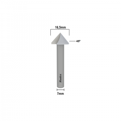 Escareador para Furadeira 16,5mm H7 22D1650.07 - Radix