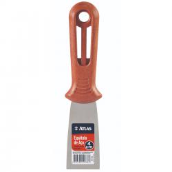 Espatula Aco Carbono 4cm Cabo Marrom 175/4 - Atlas
