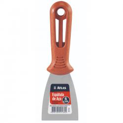 Espatula Aco Carbono 6cm Cabo Marrom 175/6 - Atlas