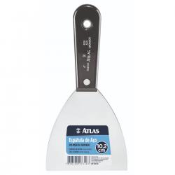 Espátula de Aço Cromado 10cm Cabo Plástico 6255/16 - Atlas