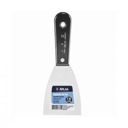 Espatula Aco Cromado 7,6cm Cabo Preto 6255/12 Atlas