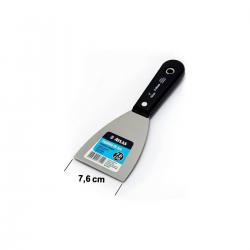 Espatula Aco Cromado 7,6cm Cabo Preto 6255/12 Atlas
