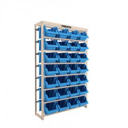 Estante Gaveteiro Com 28 Gavetas Nº 7 Azul 93014 Presto