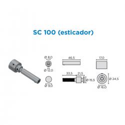 Fixador e Esticador para Cabo de Aco SC-100 Cromado Unidade