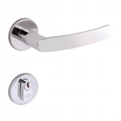 Fechadura Brava Externa Inox Polida Cromado