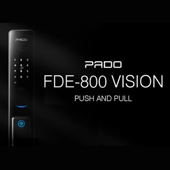 Fechadura Digital Vision Fde-800 Reconhecimento Facial Pado Preto