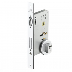 Fechadura Rolete Pivotante Externa 4700 E77 55mm Cromo Acetinado Imab
