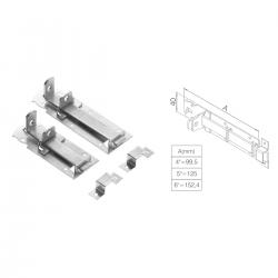 Ferrolho Chato 152mm em Aço Carbono SM FC-6 ZB - Pado
