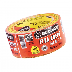 Fita Crepe Uso Geral 710 48mm x 50m Adelbras