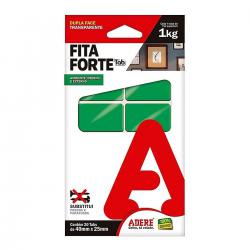Fita Dupla Face Fita Forte Tab 40x25mm Com 20 Tabs Adere