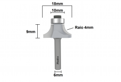 Fresa Cantoneira Tupia Man Rolam G19-74097.01 H6 Radix
