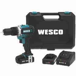 Furadeira e Parafusadeira de Impacto 1/2 Pol. 18V com Bateria e Carregador WS2319K2 - Wesco