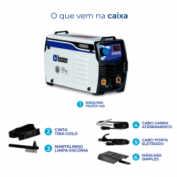 Inversora de Solda TOUCH145 140A - Boxer